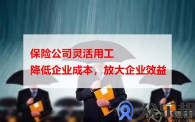 保险公司灵活用工降低企业的综合成本，放大企业效益缩略图