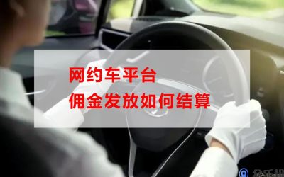 网约车平台佣金发放如何结算(网约车佣金收费标准)缩略图